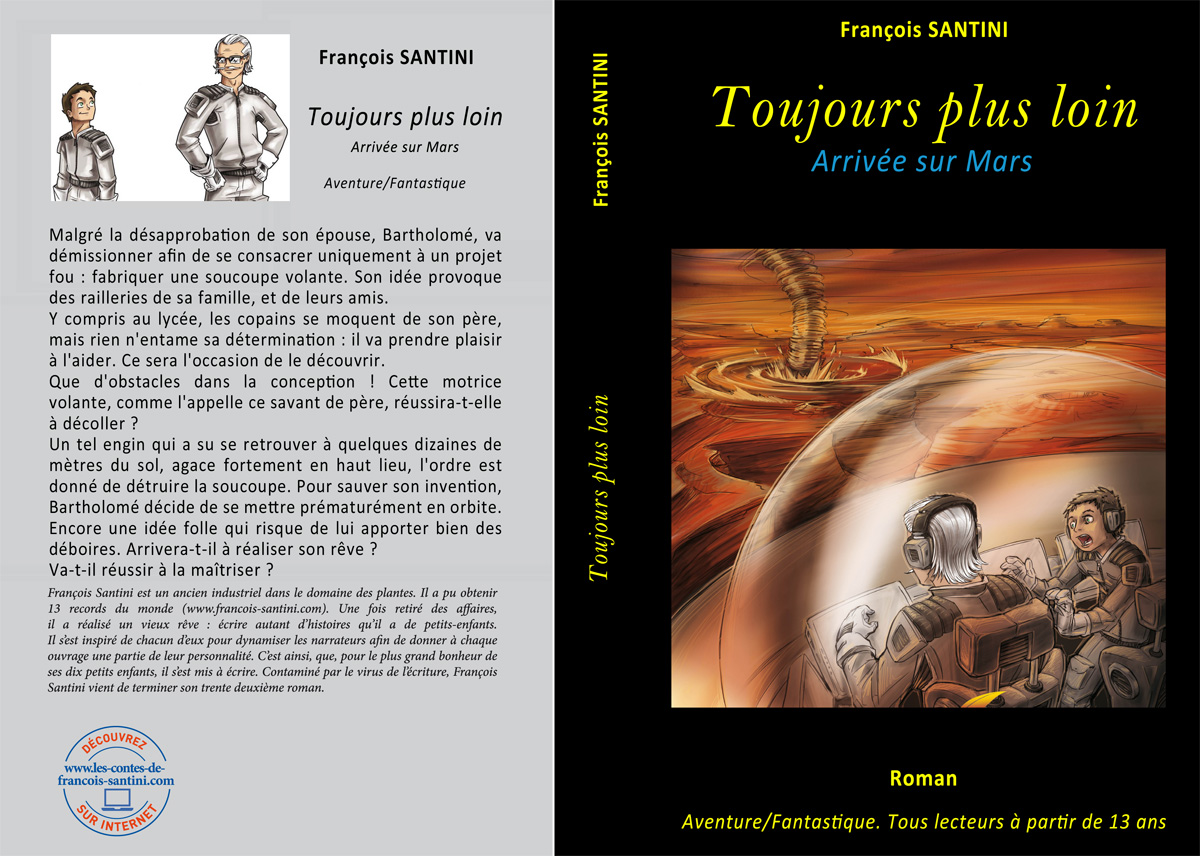 Toujours plus loin - ArrivÃ©e sur Mars, livre adolescent, livre jeunesse, roman jeunesse, roman fantastique, livre fantastique, aventure fantastique jeunesse, livre ado fantastique, roman fantastique jeunesse, roman science-fiction, science-fiction jeunesse